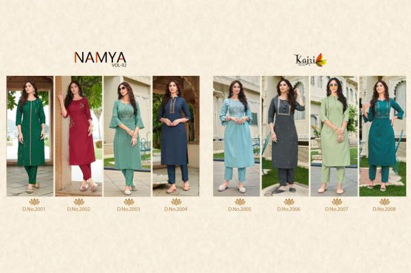 Kajri Namaya Vol 2 Exclusive Designer Kurti Plazzo Collection